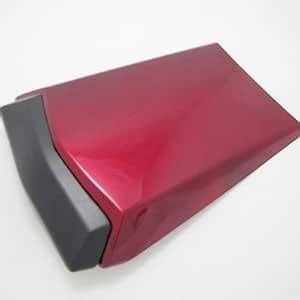 Motorcycle Candy Red Rear Passenger Pillion Seat Cowl Pad Hard ABS ...