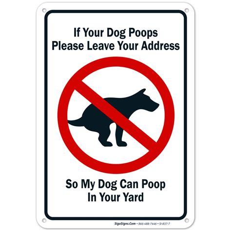 Image result for Dog Poop Signs