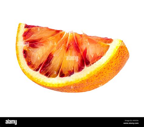 Red orange fruit isolated on white background Stock Photo - Alamy