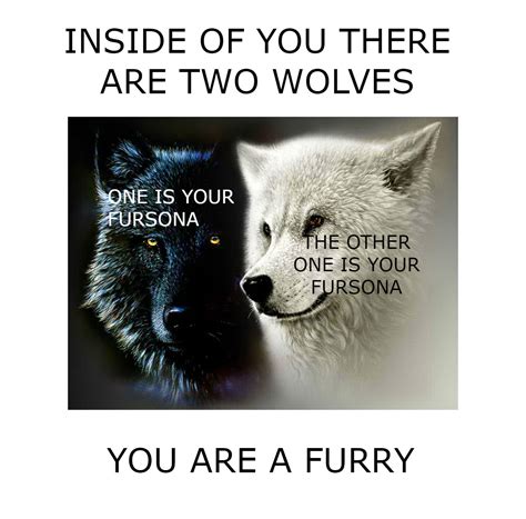 You Can't Escape It | Inside You There Are Two Wolves | Know Your Meme
