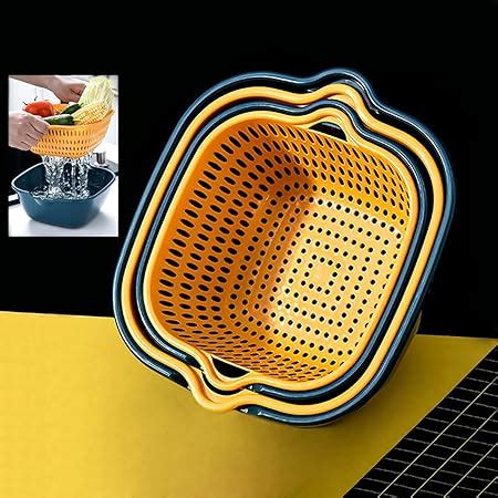 Wolpin Multifunctional (Set of 2 Pcs) Washing Fruits Vegetables ...