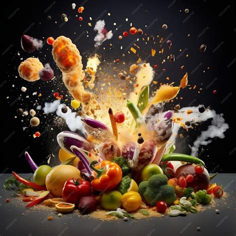 Image result for Exploding Food Particles