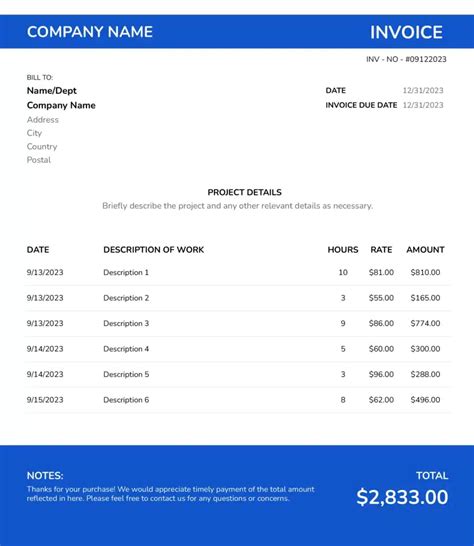 Image result for QuickBooks Invoice Template