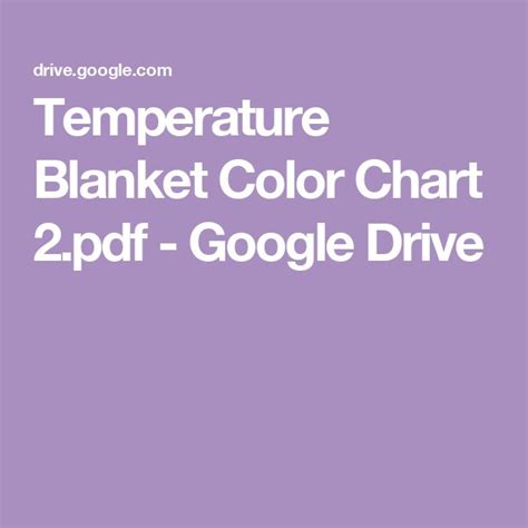 Temperature Blanket Color Guide 的图像结果