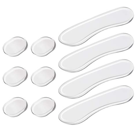 LUTER 10Pcs Drum Dampener Gels, Soft Clear Oval and Long Drum Silencers ...