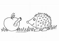 ausmalbild igel mit apfel igel mit wurm im apfel nadines ausmalbilder ausmalbild igel mit apfel igel mit wurm im apfel nadines ausmalbilder