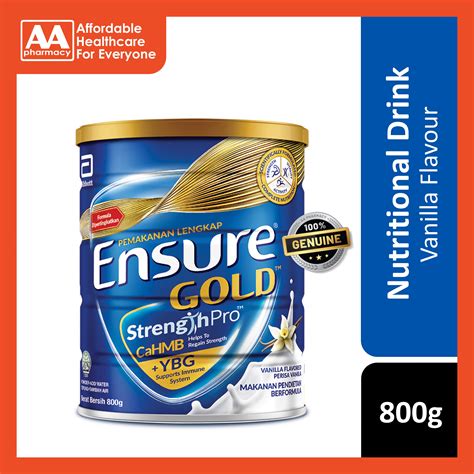 Abbott Ensure Gold StrengthPro Complete Nutrition Drink 800g (Vanilla ...