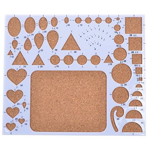 BCP Circle Template Board Paper Quilling Mold Mould Template Board ...