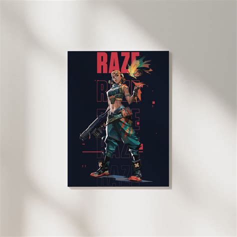 Valorant Raze OG | Gaming Poster – The Artflex