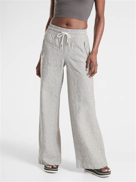 Cabo Linen Wide Leg Pant | Athleta