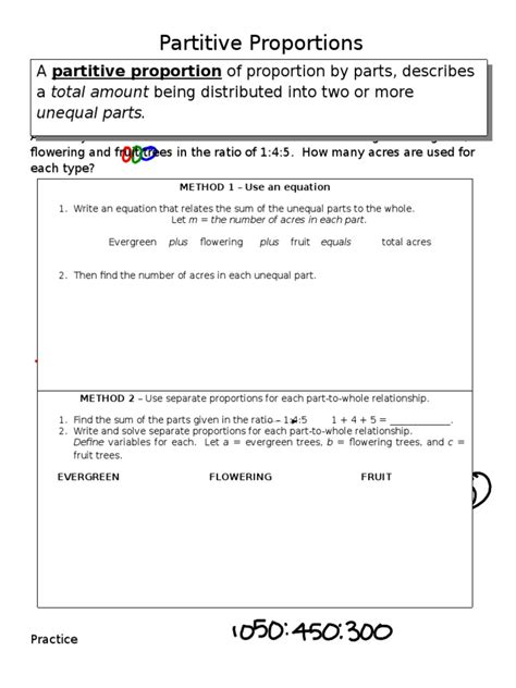 Image result for How to Solve Partitive Proportion