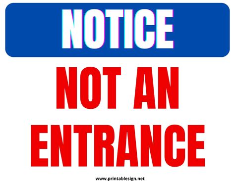 Entrance Sign Clip Art