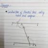 Draw segment AB = 6 cm. Mark a point P anywhere outside the line ...