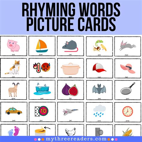 Printable Rhyming Activities
