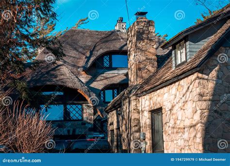 Charlevoix, MI /USA - March 3rd 2018: Enterance To a Mushroom House in ...
