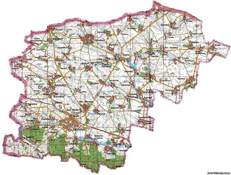 Карта Саранска Спутника - beltrans