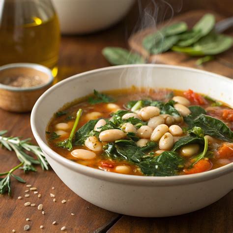 White Bean Spinach Stew (Vibrant & Healthy) - Greens and Beyond