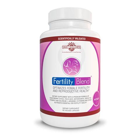 Amazon.com: Daily Wellness Fertility Blend for Women - Fertility Supplements for Women ...