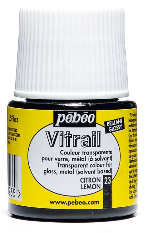 htconline.in| Pebeo Vitrail 45ml Lemon (23) - htconline.in
