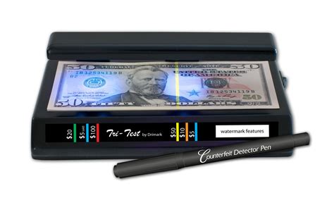 UV Counterfeit Money Detector Portable Bill Currency Fake Dollar Tool ...