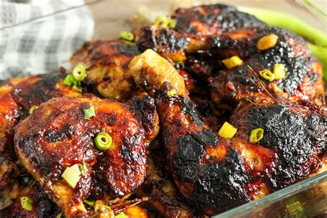 Baked Jerk BBQ Chicken Legs - My Eager Eats