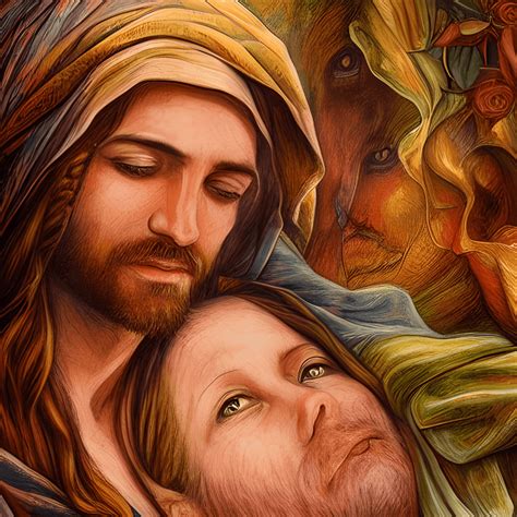 Jesus Christ With Mother Mary Pictures