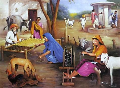 village life in India:A Symphony of Simplicity and Community ...
