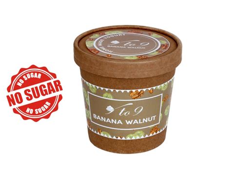 NO ADDED SUGAR - BANANA WALNUT GREEK YOGURT – Nine to Nine Yogurts