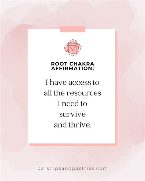 50 Root Chakra Affirmations for Grounding, Strength, and Stability ...