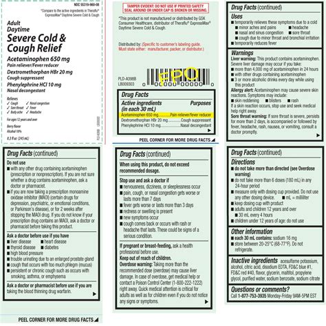 NDC 55319-960 Daytime Cold And Flu Liquid Oral Label Information - Details, Usage & Precautions