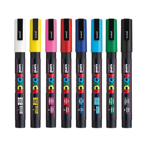 htconline.in| Uni Posca Marker Set of 8 - 3M