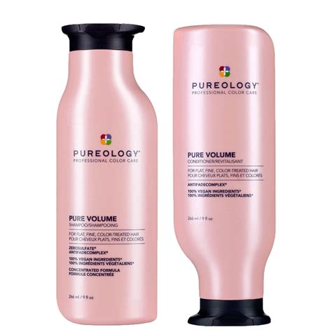 Pureology Pure Volume Shampoo and Conditioner Routine For Flat, Fine ...