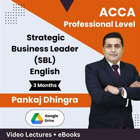 ACCA Professional Level Strategic Business Leader (SBL) Fast Track Vid ...