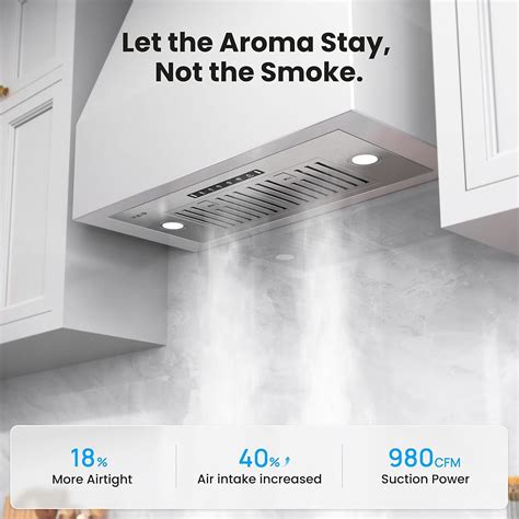 VIKIOHOME 36 inch Built-in/Insert Range Hood 980 CFM, India | Ubuy