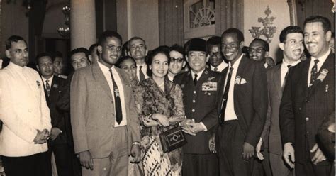 Dr. Salim with President Sukarno of Indonesia | Salim Ahmed Salim