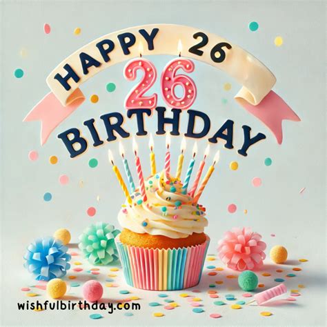55 Best Happy 26th Birthday Images, Wishes and Captions - Wishful Birthday