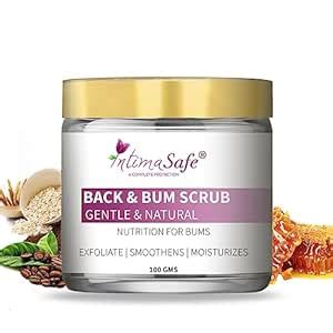 Buy Intima Safe Back & Bum Scrub with Coffee, Honey, Oatmeal ...