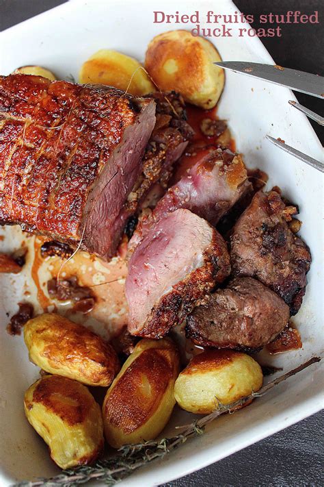 rôti de magret de canard farci