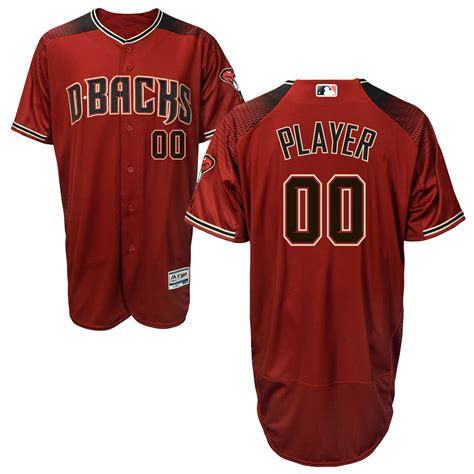 MLB Arizona Diamondbacks Custom Jersey - Brick