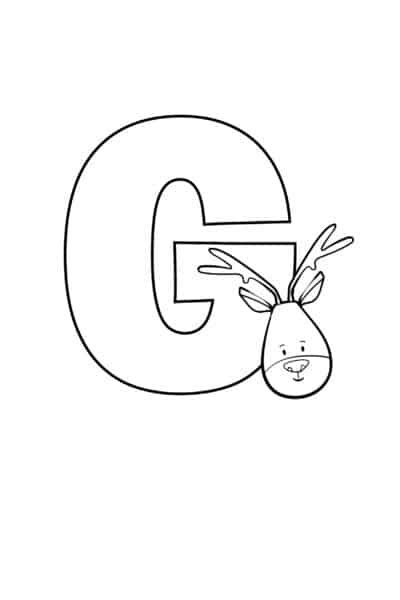 Printable Bubble Letters: Fancy Bubble Letter G