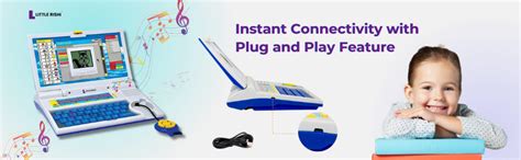 Little Rishi Kids Learning Laptop + 8.5" Tablet | 20 Engaging ...