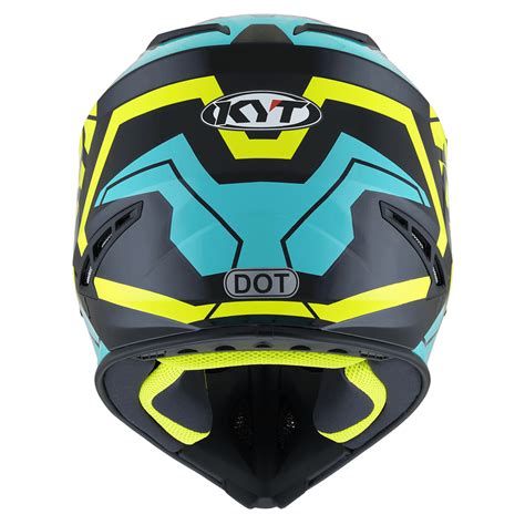 KYT Jumpshot Helmet - Black/Aqua – Motorizzr