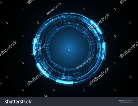 Technology Abstract Future Circle Background Vector 的图像结果