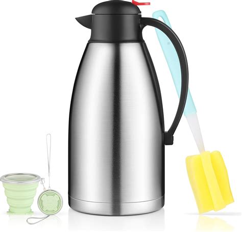 Amazon.com: Thermal Coffee Carafes For Keeping Hot, YIOANSO 106oz ...