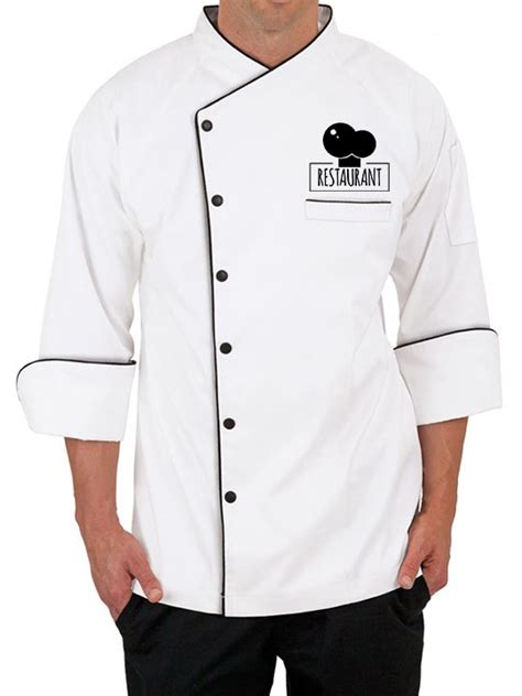 Buy Executive Chef Coat – Black | Custom Logo