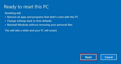 Image result for Windows Reset Keep Files