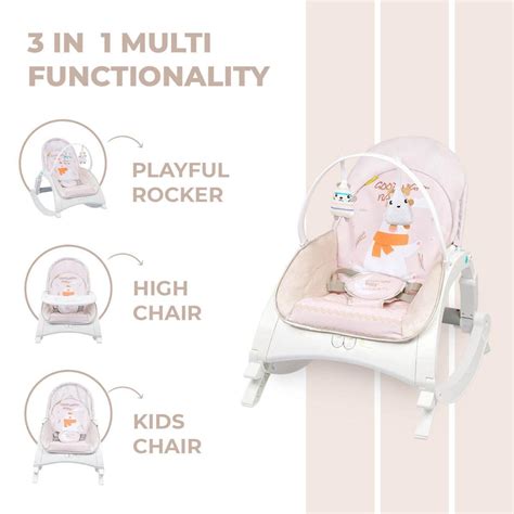 Rock N Play 3 in 1 Baby Rocker - Adjustable Backrest Recline