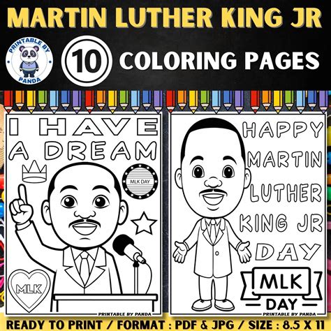 Mlk Coloring Page