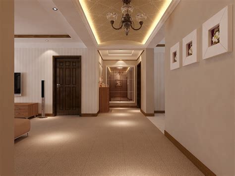 中式（120平米)客厅整体装修效果图 – 设计本装修效果图