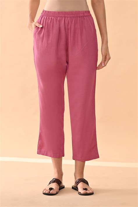 Pink Solid A-line Kurta Set (2 Piece) – SABHYATA CLOTHING